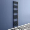 Toreno Black W500 x H1800mm Heated Towel Rail -Cheap Bathroom Heating Store 518 BS n p