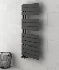 Delta Anthracite Designer Heated Towel Rail 1080 x 550mm