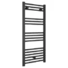 Diamond Heated Towel Rail - W500 x H1000mm - Anthracite - Straight 1 Diamond Heated Towel Rail - W500 x H1000mm - Anthracite - Straight -Cheap Bathroom Heating Store ATR510 p1