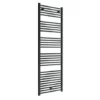 Diamond Heated Towel Rail - W600 x H1800mm - Anthracite - Straight -Cheap Bathroom Heating Store ATR618 p