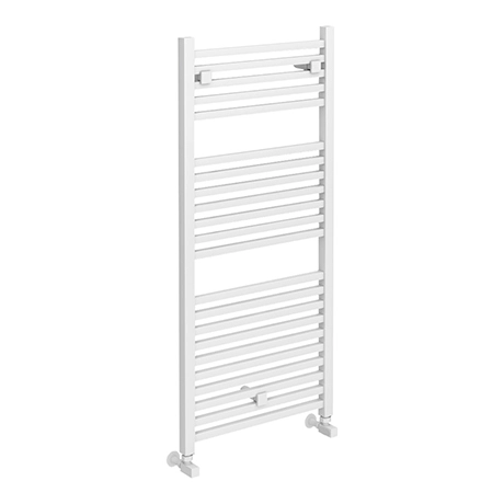 Arezzo Cube Matt White 1100 x 500 Heated Towel Rail 3 Arezzo Cube Matt White 1100 x 500 Heated Towel Rail