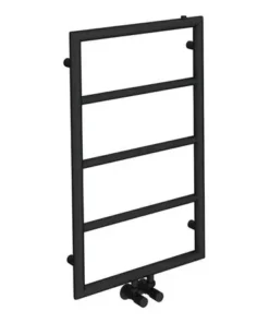Arezzo Matt Black 800 x 500 Ladder Heated Towel Rail 9 Arezzo Matt Black 800 x 500 Ladder Heated Towel Rail -Cheap Bathroom Heating Store AZ8MB d4 460