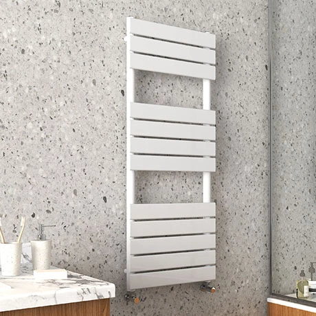 Arezzo Matt White 1200 x 500mm Heated Towel Rail 3 Arezzo Matt White 1200 x 500mm Heated Towel Rail