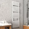 Arezzo Matt White 1512 x 500mm Heated Towel Rail