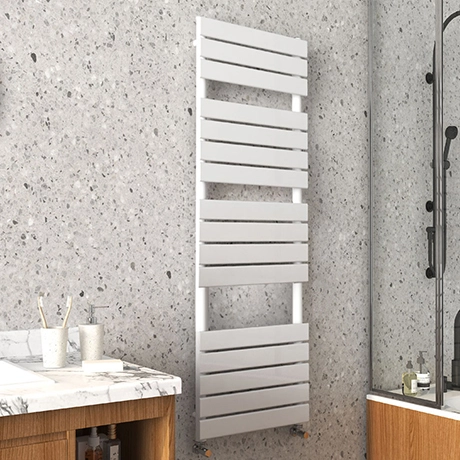 Arezzo Matt White 1512 x 500mm Heated Towel Rail 3 Arezzo Matt White 1512 x 500mm Heated Towel Rail