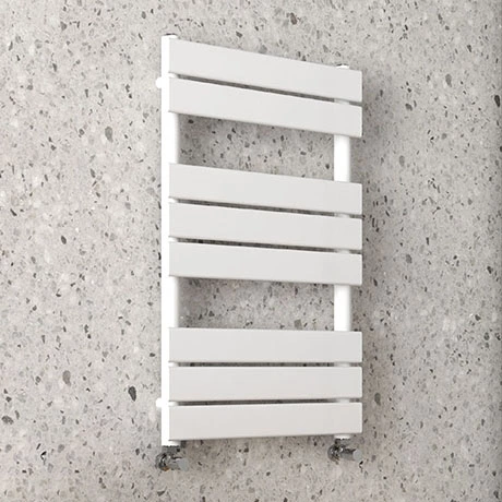 Arezzo Matt White 840 x 500mm Heated Towel Rail 3 Arezzo Matt White 840 x 500mm Heated Towel Rail