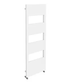 Arezzo White 1500 x 500 Designer Panel Radiator with Towel Rails -Cheap Bathroom Heating Store AZR15X5W d2 460