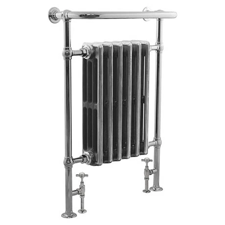 Bampton Traditional 960 x 675mm Heated Towel Radiator - Chrome 3 Bampton Traditional 960 x 675mm Heated Towel Radiator - Chrome