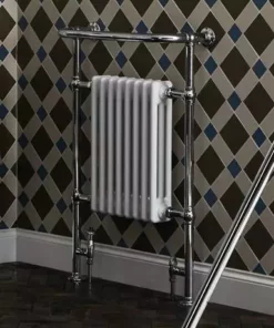 Bayswater Clifford Heated Towel Rail Radiator 965 x 673mm -Cheap Bathroom Heating Store BAYR001 D2 460