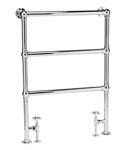 Bayswater Juliet Floor Mounted Heated Towel Rail 966 x 673mm