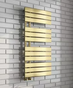 Arezzo Brushed Brass Designer Heated Towel Rail 1080 x 550mm 9 Arezzo Brushed Brass Designer Heated Towel Rail 1080 x 550mm -Cheap Bathroom Heating Store BBDR55X1080 d3 460