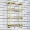 Bloomsbury Traditional Vintage Gold 748 x 498 Wall Mounted Towel Rail