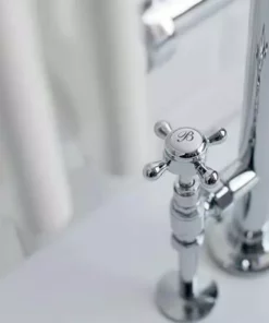 Burlington Trafalgar Radiator and Angled Valves -Cheap Bathroom Heating Store BUR TRAF VALV d2 460