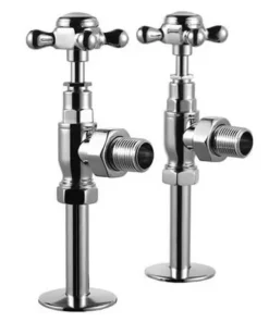 Burlington Trafalgar Radiator and Angled Valves -Cheap Bathroom Heating Store BUR TRAF VALV d3 460