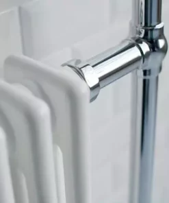 Burlington Full Trafalgar Traditional Radiator (inc. Valves + Electric Heating Kit) -Cheap Bathroom Heating Store BUR TRAFALGAR D4 460