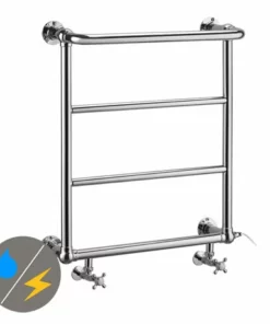 Burlington Traditional Full Cleaver Radiator (inc. Valves + Electric Heating Kit)