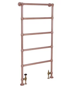 Castleford Traditional Copper 1550 x 626mm Steel Towel Rail
