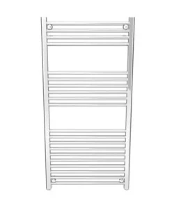 Diamond Heated Towel Rail - 600mm x 1200mm - Chrome - Straight -Cheap Bathroom Heating Store COL002 d4 460