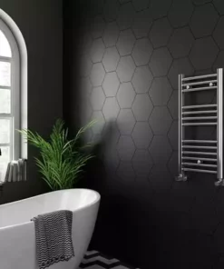 Diamond 400 x 800mm Straight Heated Towel Rail (incl. Valves + Electric Heating Kit) 9 Diamond 400 x 800mm Straight Heated Towel Rail (incl. Valves + Electric Heating Kit) -Cheap Bathroom Heating Store COL003 EHK d4 460