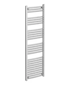Diamond Curved Heated Towel Rail - W500 x H1600mm - Chrome -Cheap Bathroom Heating Store COL017 d1 460