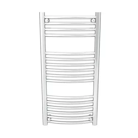 Diamond 500 x 1000mm Curved Heated Towel Rail (incl. Valves + Electric Heating Kit) 6 Diamond 500 x 1000mm Curved Heated Towel Rail (incl. Valves + Electric Heating Kit) - Image 4