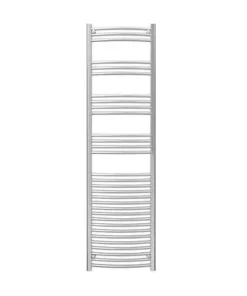 Diamond Curved Heated Towel Rail - W500 x H1800mm - Chrome -Cheap Bathroom Heating Store COL050 d2 460