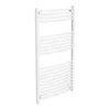 Diamond Curved Heated Towel Rail - W600 x H1200mm - White 1 Diamond Curved Heated Towel Rail - W600 x H1200mm - White -Cheap Bathroom Heating Store COL057 460