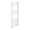 Diamond Curved Heated Towel Rail - W400 x H1200mm - White -Cheap Bathroom Heating Store COL068 p 460