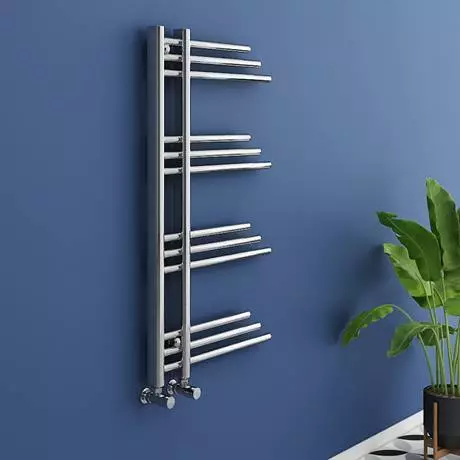 Angelo Designer Heated Towel Rail W500 x H900mm - Chrome 4 Angelo Designer Heated Towel Rail W500 x H900mm - Chrome - Image 2