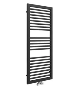 Cruze Designer Heated Towel Rail - Matt Black (1228 x 500mm)