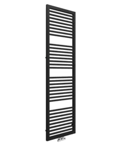 Cruze Designer Heated Towel Rail - Matt Black (1813 x 500mm)