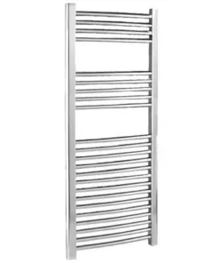 Chrome Curved Ladder Heated Towel Rail 500 x 1100mm - MTY067