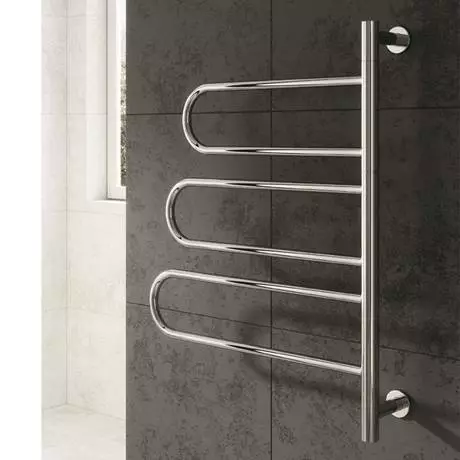 Reina Orne H760 x W580mm Dry Electric Swivel Heated Towel Rail 4 Reina Orne H760 x W580mm Dry Electric Swivel Heated Towel Rail - Image 2