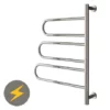 Reina Orne H760 x W580mm Dry Electric Swivel Heated Towel Rail