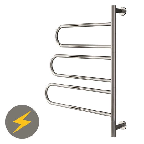 Reina Orne H760 x W580mm Dry Electric Swivel Heated Towel Rail 3 Reina Orne H760 x W580mm Dry Electric Swivel Heated Towel Rail