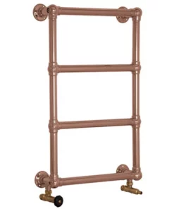 Farnham Traditional Copper 770 x 500mm Steel Towel Rail