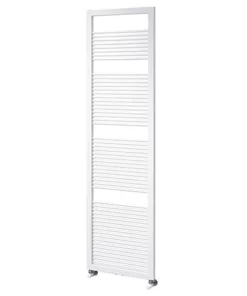 Asquiths Mineral White H1800 x W500mm Round Tube Vertical Radiator - HEA0103