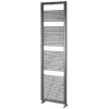 Asquiths Mineral Anthracite H1800 x W500mm Round Tube Vertical Radiator - HEA3104