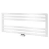 Asquiths Mineral White H500 x W1200mm Flat Tube Horizontal Radiator - HEB0105 -Cheap Bathroom Heating Store HEB0105 p