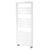 Asquiths Mineral White H1200 x W500mm Flat Tube Vertical Radiator - HEB0107