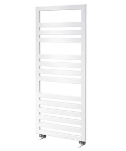 Asquiths Mineral White H1200 x W500mm Flat Tube Vertical Radiator - HEB0107