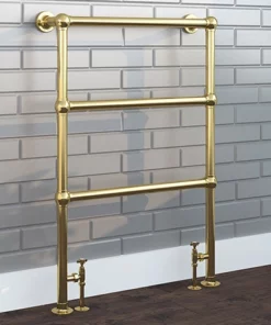 Hamilton Traditional Vintage Gold 966 x 673 Floor Mounted Towel Rail