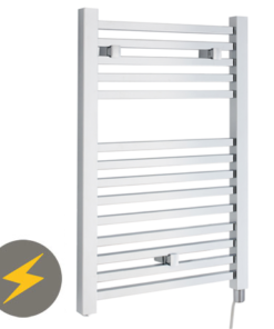 Hudson Reed 690 x 500mm Electric Square Heated Towel Rail - Chrome - HL150