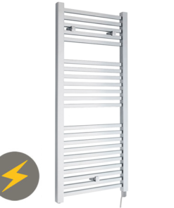 Hudson Reed 1110 x 500mm Electric Square Heated Towel Rail - Chrome - HL151