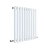 Hudson Reed Revive 600 x 586mm Horizontal Single Panel Radiator - Gloss White - HL338