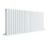 Hudson Reed Revive 600 x 1398mm Horizontal Double Panel Radiator - Gloss White - HL340D -Cheap Bathroom Heating Store HL340D P