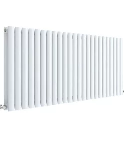 Hudson Reed Revive 600 x 1398mm Horizontal Double Panel Radiator - Gloss White - HL340D