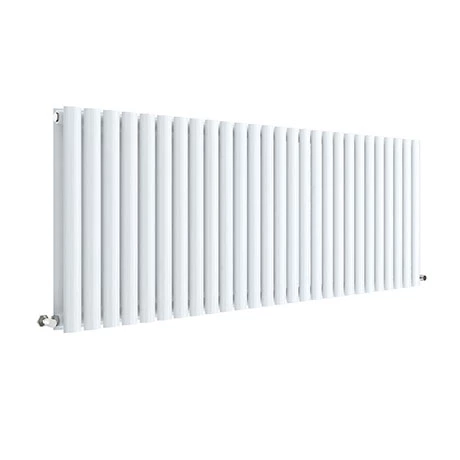 Hudson Reed Revive 600 x 1572mm Horizontal Double Panel Radiator - Gloss White - HL342D 3 Hudson Reed Revive 600 x 1572mm Horizontal Double Panel Radiator - Gloss White - HL342D