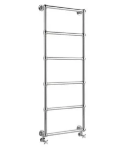 Hudson Reed Countess Wall Mounted Towel Rail 1550 x 600mm - Chrome - HL354