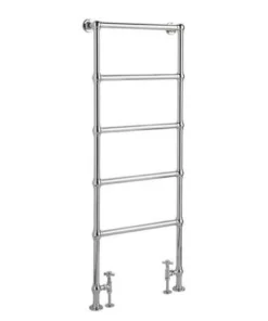 Hudson Reed Countess Floor Mounted Towel Rail 1550 x 600mm - Chrome - HL355